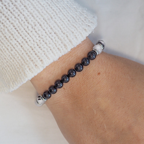 Bracelet "Bouclier Vital" - Quartz Rutile & Tourmaline - Lily Parker 2
