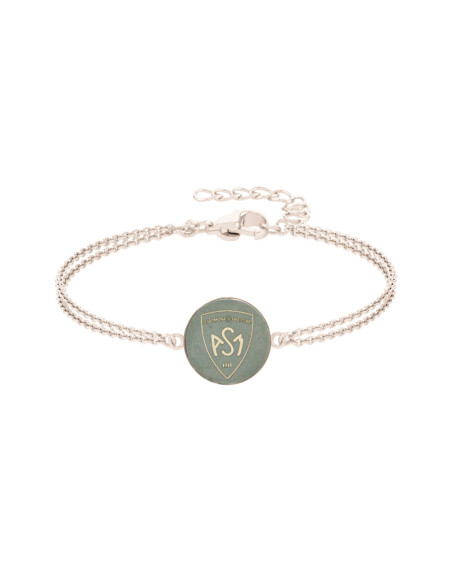 Bracelet ASM - acier rosé - Logo blason ASM - rosé mat – Bijoux Officiels ASM Clermont