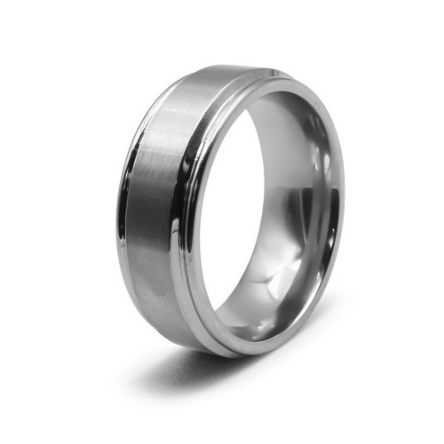 Alliance en acier - largeur 8mm - Carla Valenti