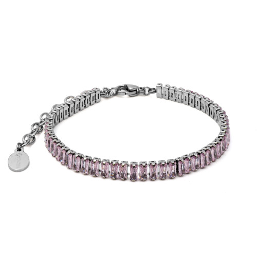 Bracelet acier tennis - 15+5cm - Carla Valenti