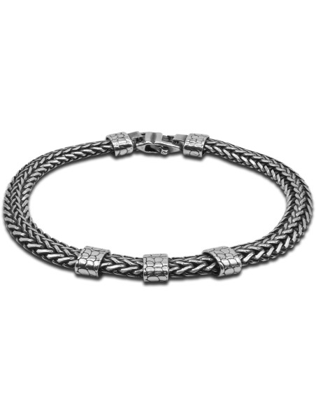 Bracelet Titanium Silver - argent rhodié, finition vieillie - William Spencer