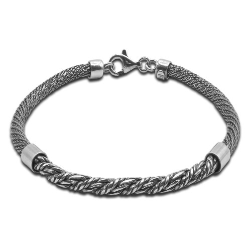Bracelet Argentis - argent rhodié, finition vieillie - William Spencer