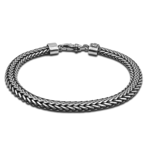 Bracelet Statera - argent rhodié, finition vieillie - William Spencer