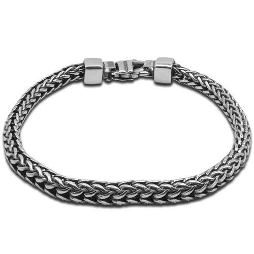 Bracelet Argonique - argent rhodié, finition vieillie - William Spencer