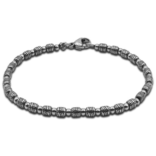 Bracelet Silveris - argent rhodié, finition vieillie - William Spencer
